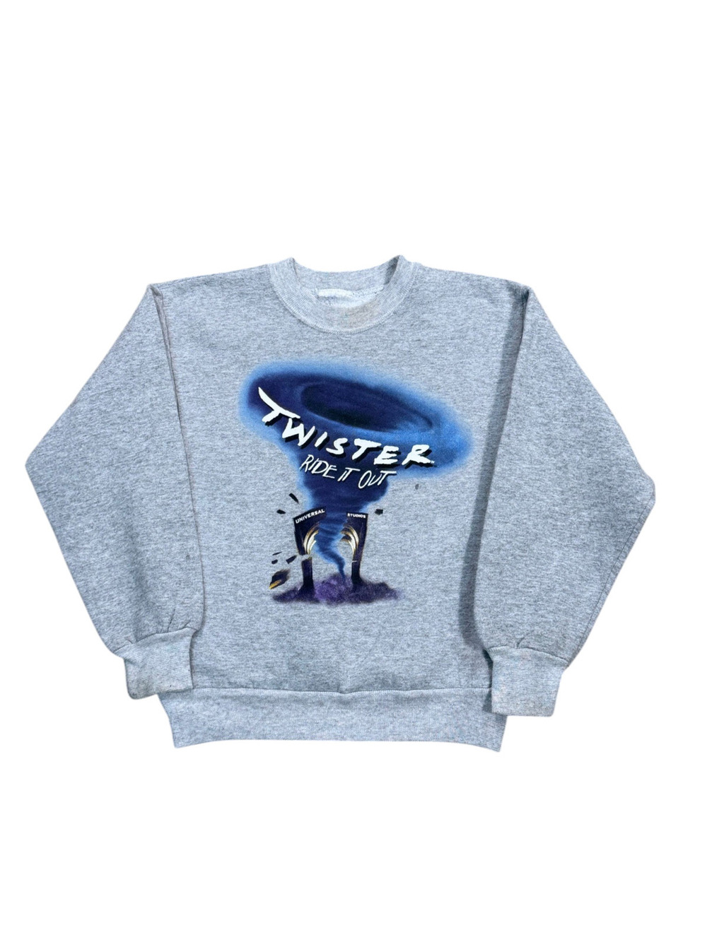 Vintage 90s Kids Twister Universal Studios Movie Promo Sweatshirt